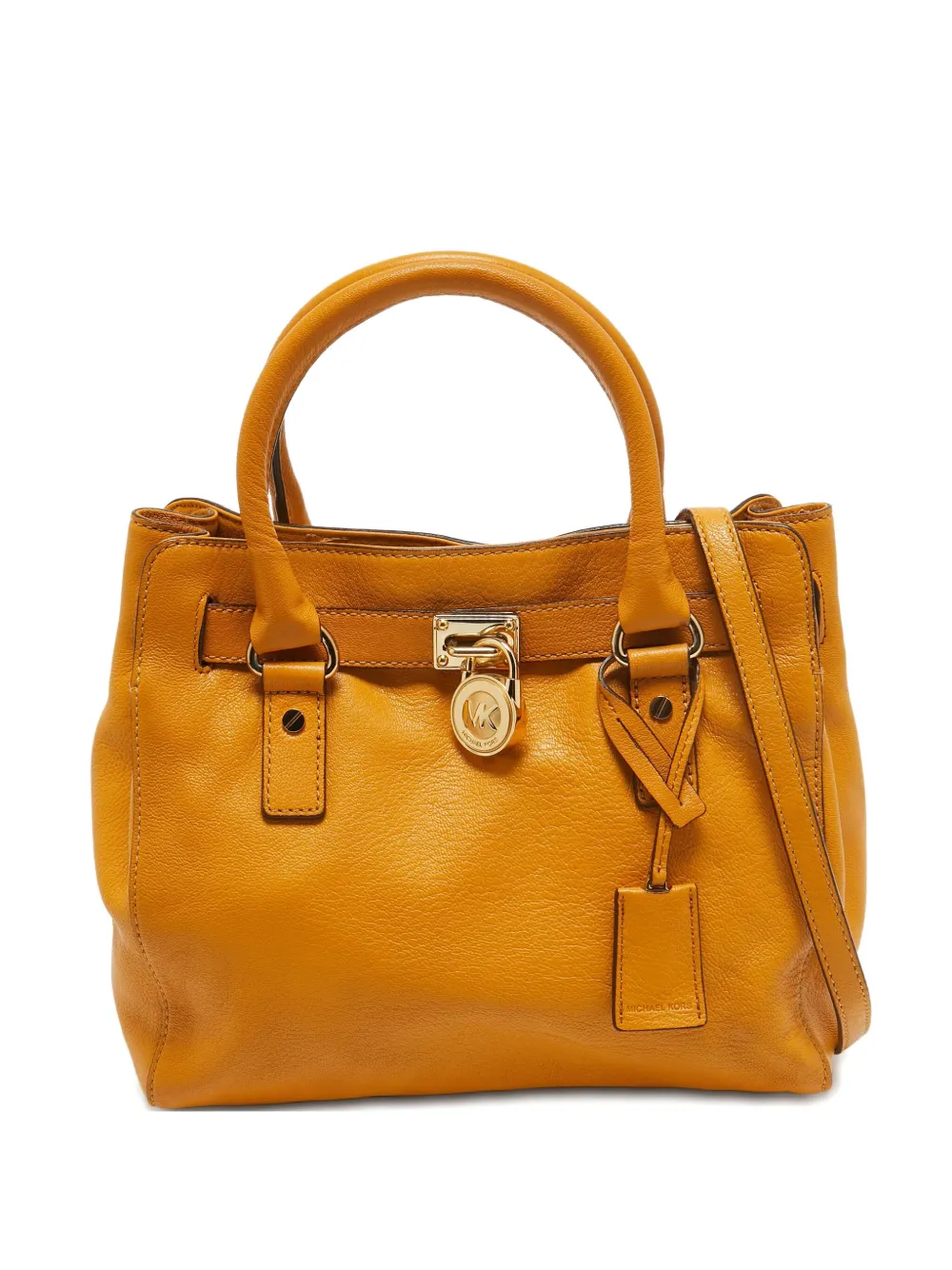Michael Kors Vintage 2024 ハミルトン ハンドバッグ - イエロー Michael Kors Vintage 2024 ハミルトン ハンドバッグ - イエロー