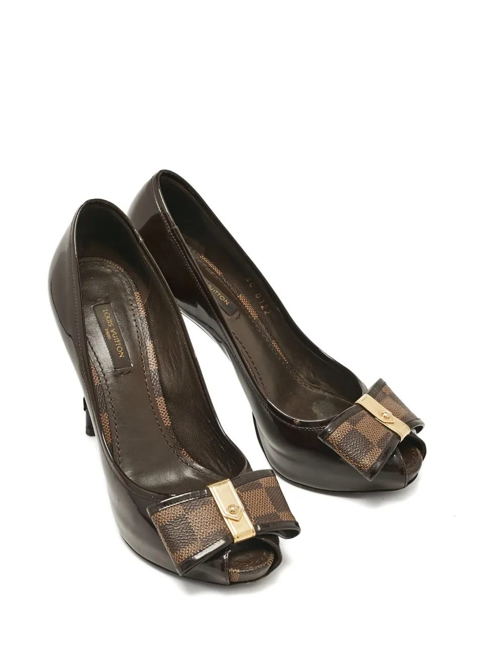Pre-owned Louis Vuitton 120mm Leather Heeled Pumps