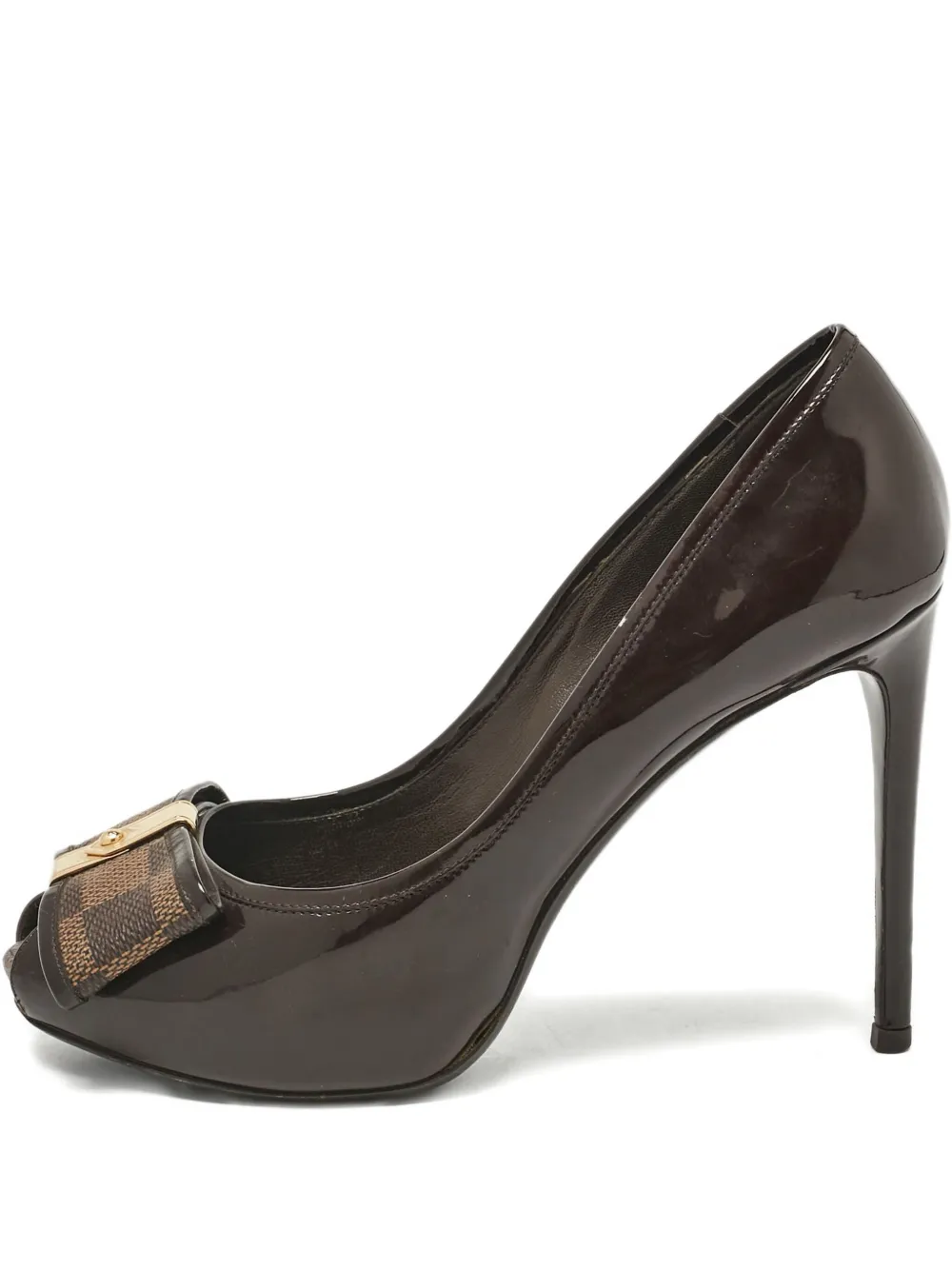 Pre-owned Louis Vuitton 120mm Leather Heeled Pumps