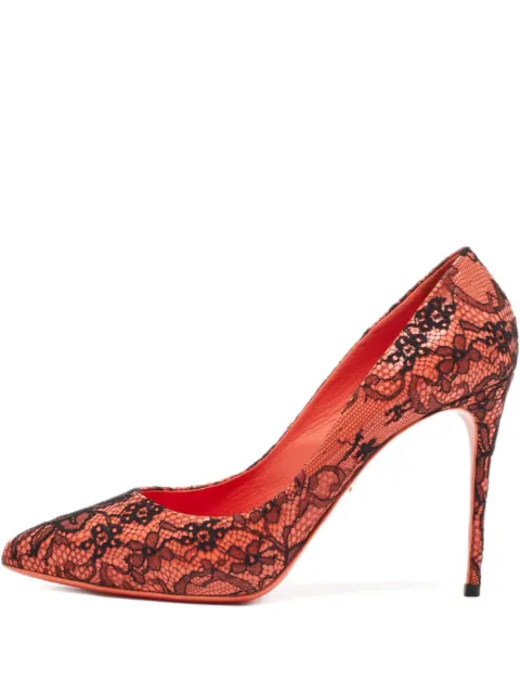 Dolce & Gabbana Pre-Owned lace stiletto-heel pumps