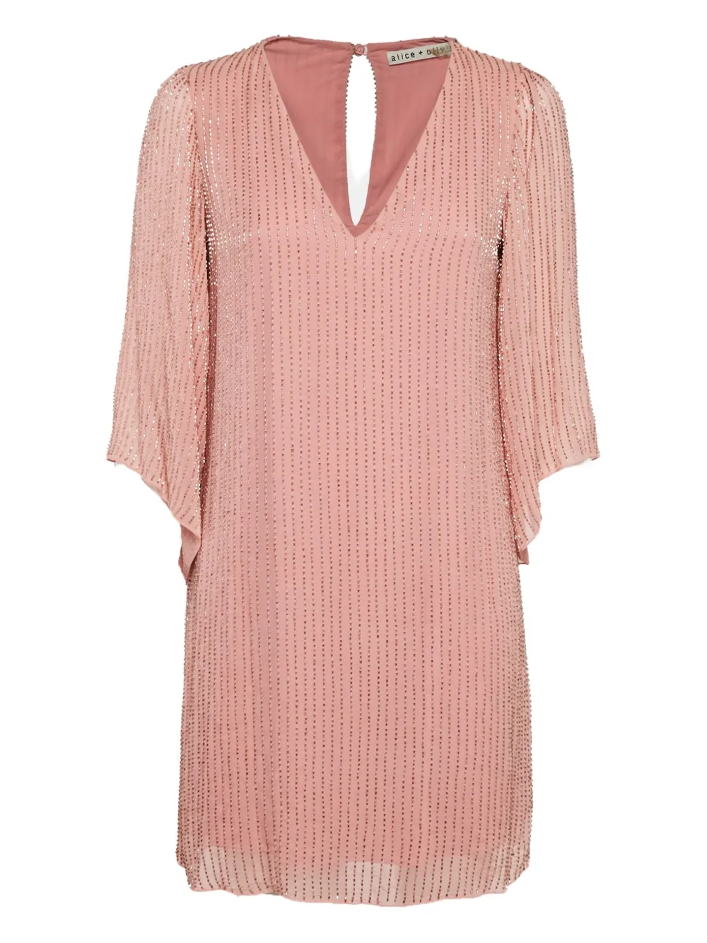 alice + olivia v-neck dress | Pink | Image 1