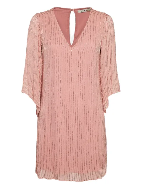 alice + olivia v-neck dress