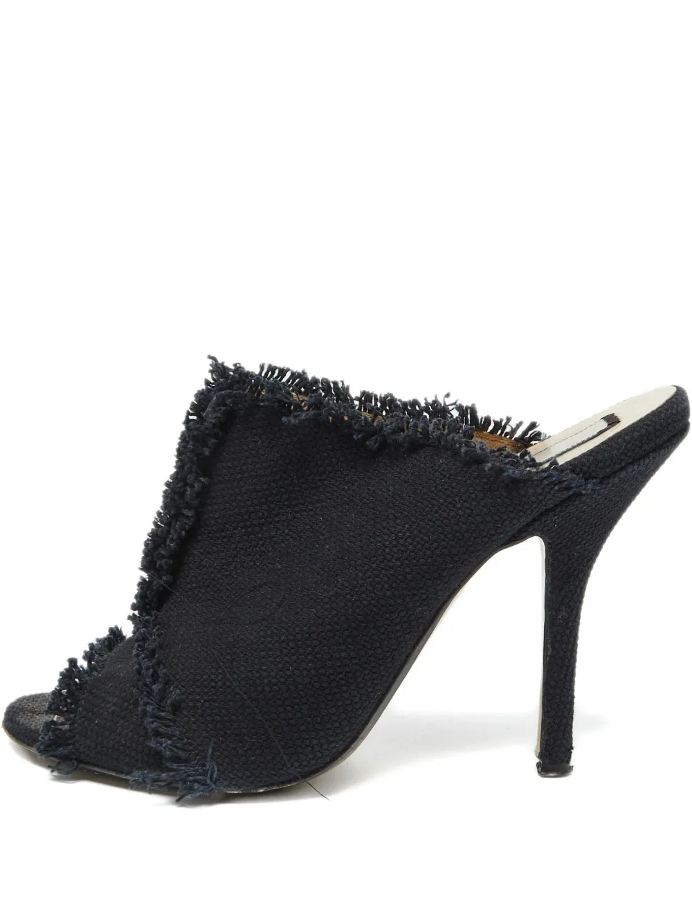 Nº21 Mules con frange - Blu