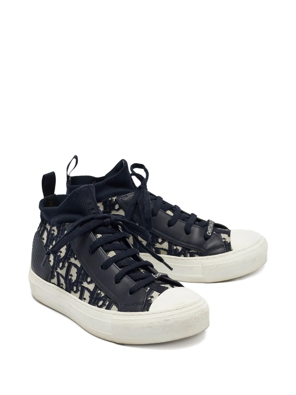 Christian Dior Pre-Owned Oblique-canvas sneakers | High-Tops | Image 2