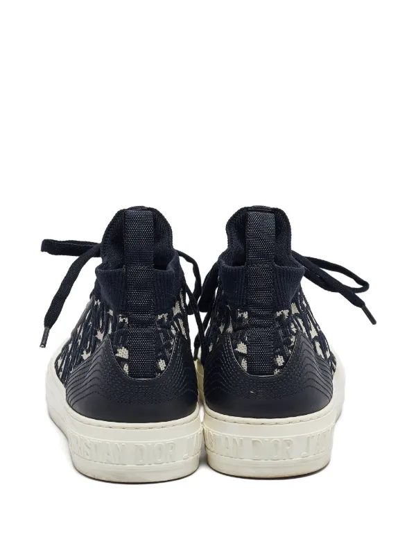 Christian Dior Pre-Owned Oblique-canvas Sneakers Blue FARFETCH PH