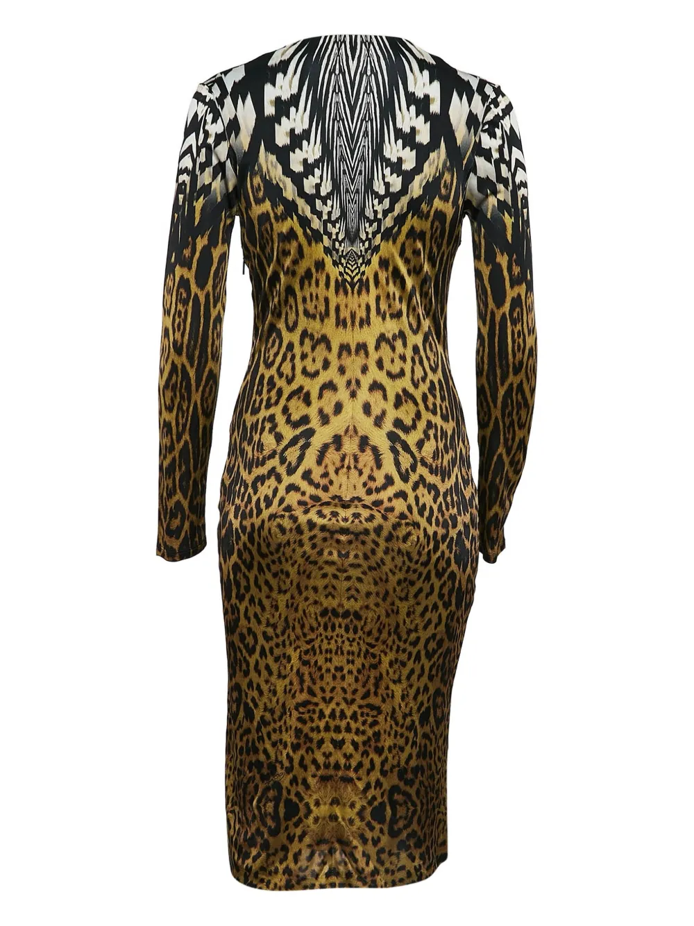 Roberto Cavalli Vintage leopard-print metal-detail dress | Image 2
