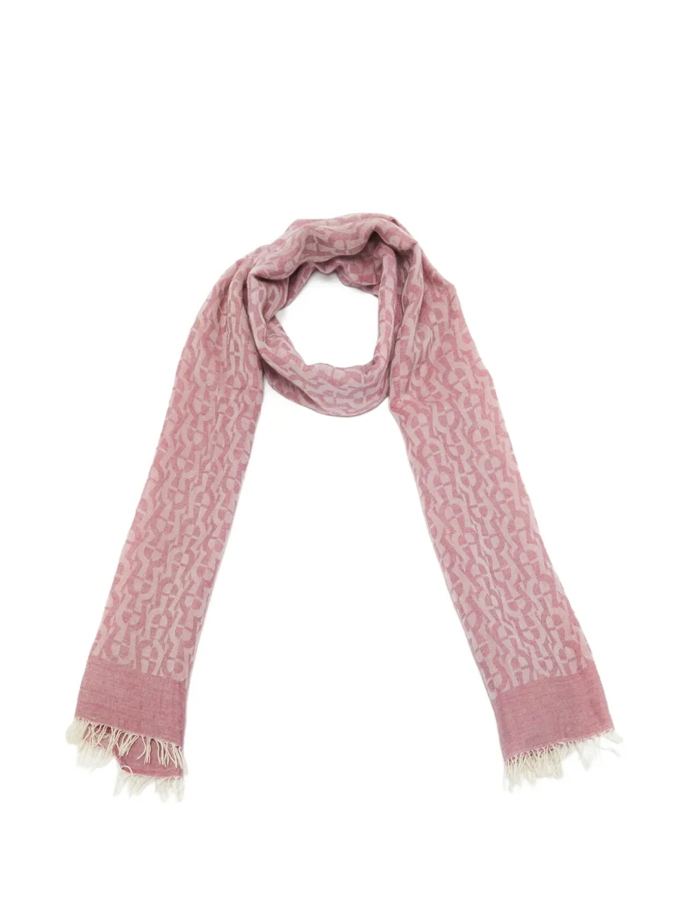Aigner Vintage patterned fringed scarf | Image 2