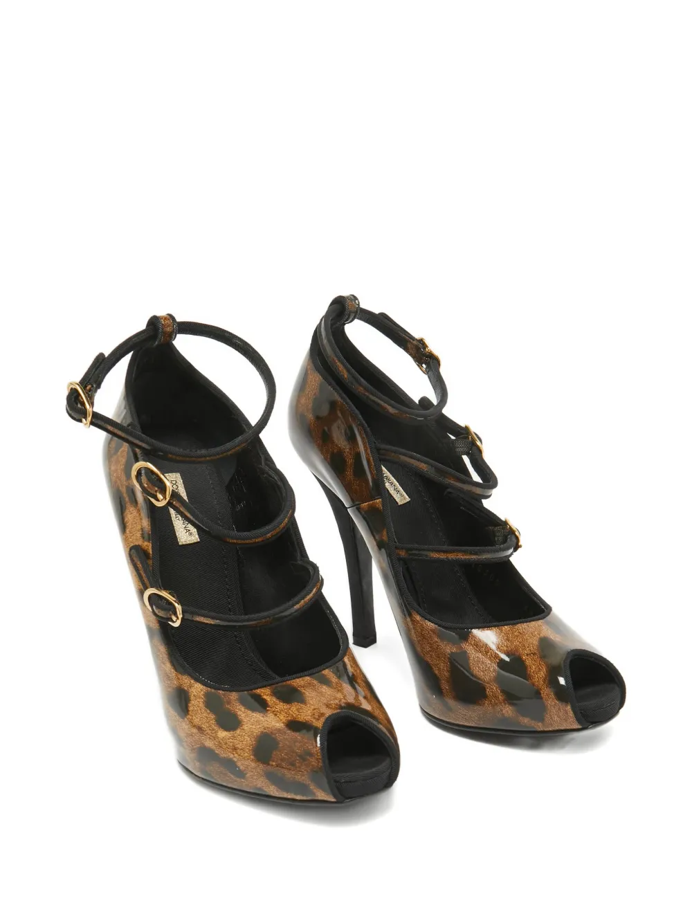 Dolce & Gabbana Pre-Owned leopard-print buckled pumps | Image 2