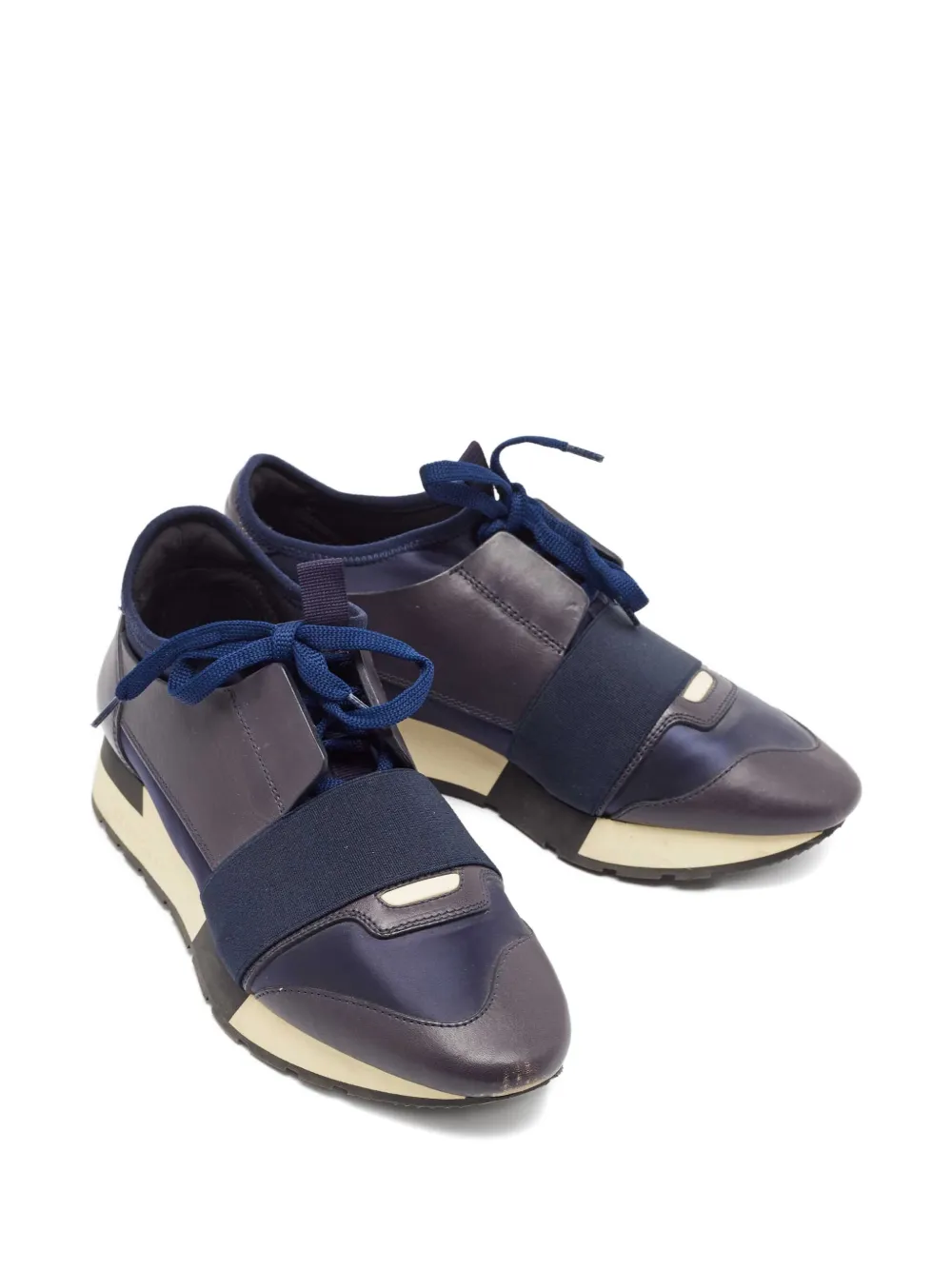 Balenciaga Pre-Owned Race Runner sneakers - Blauw