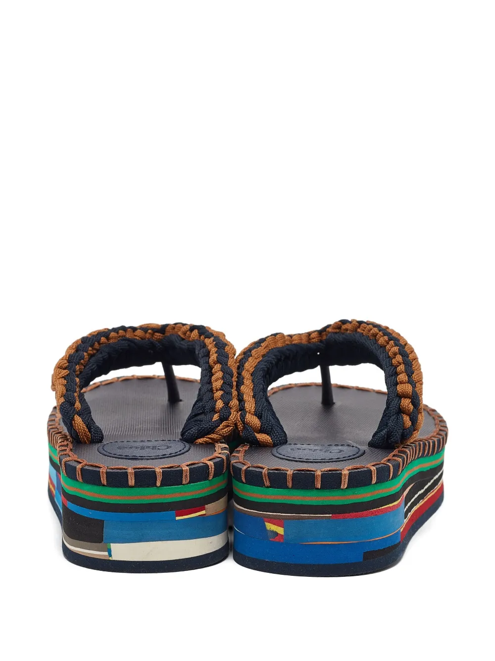 Pre-owned Chloé 2022 Lou Platform Sandals