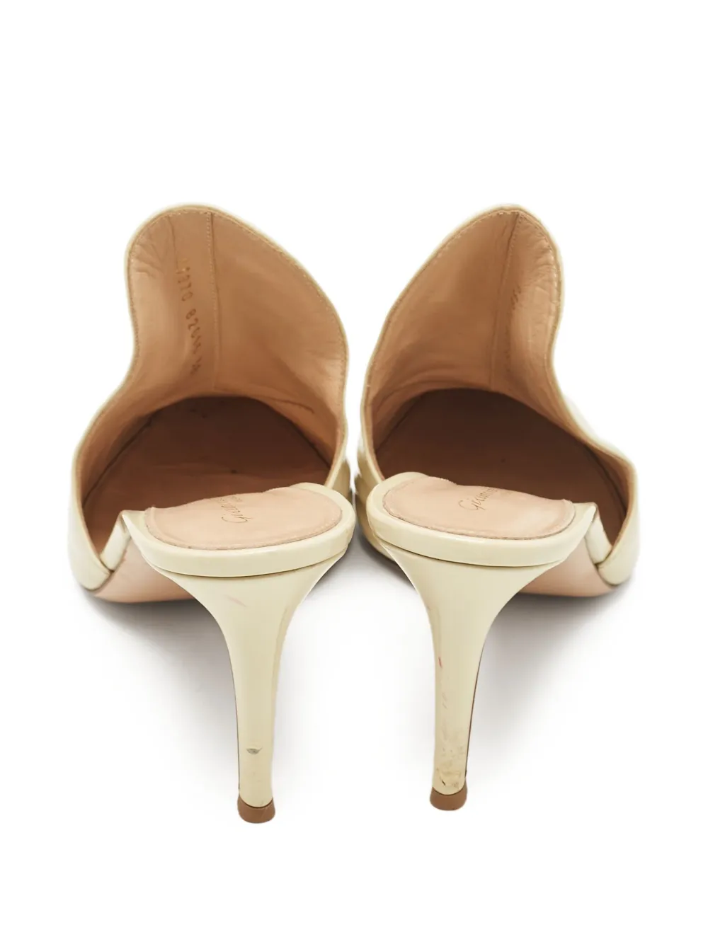Pre-owned Gianvito Rossi Patent-finish Mules