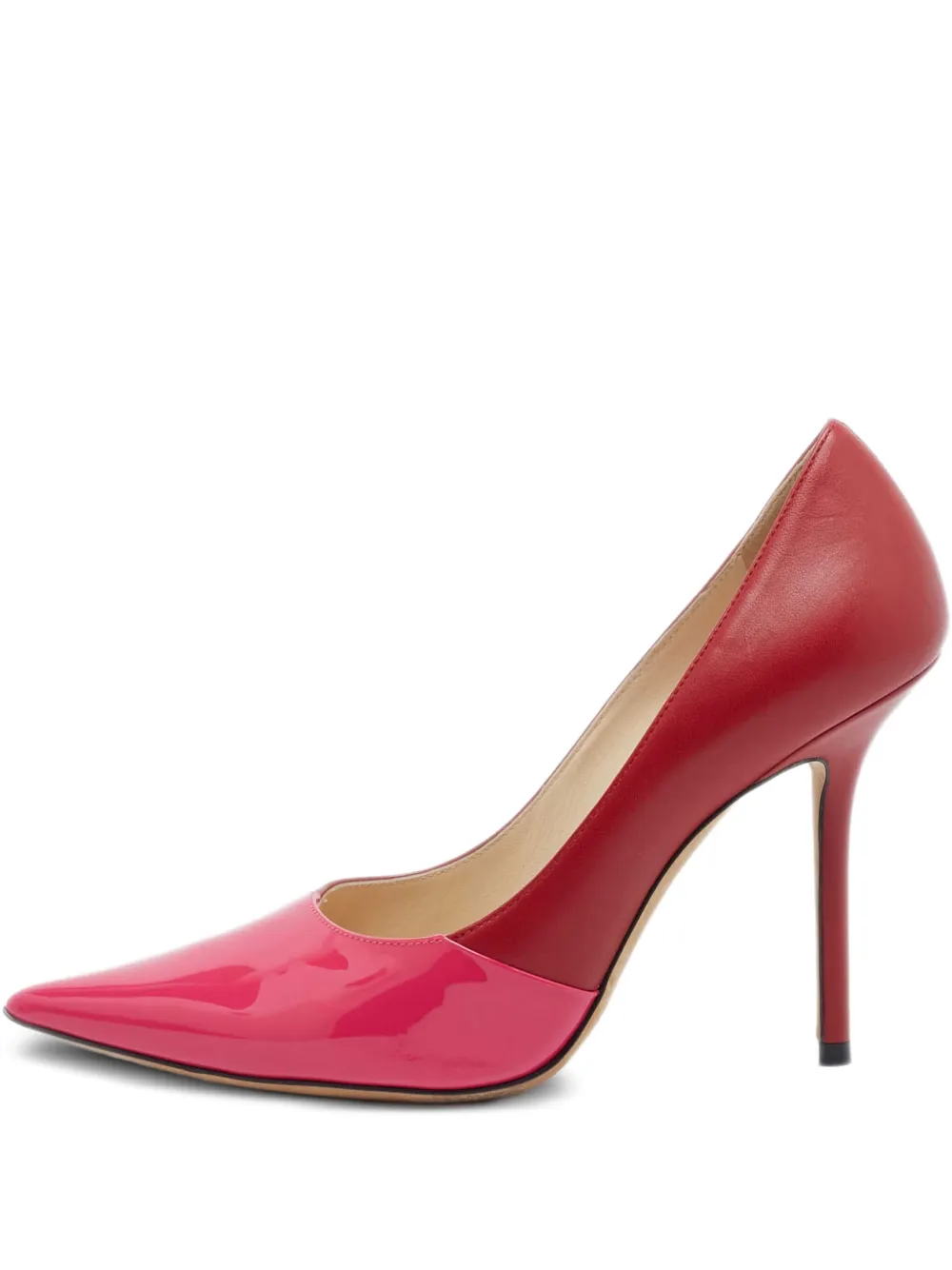 Jimmy Choo Pre-Owned zapatillas con diseño color block y tacón de 105mm | rosado | Image 1