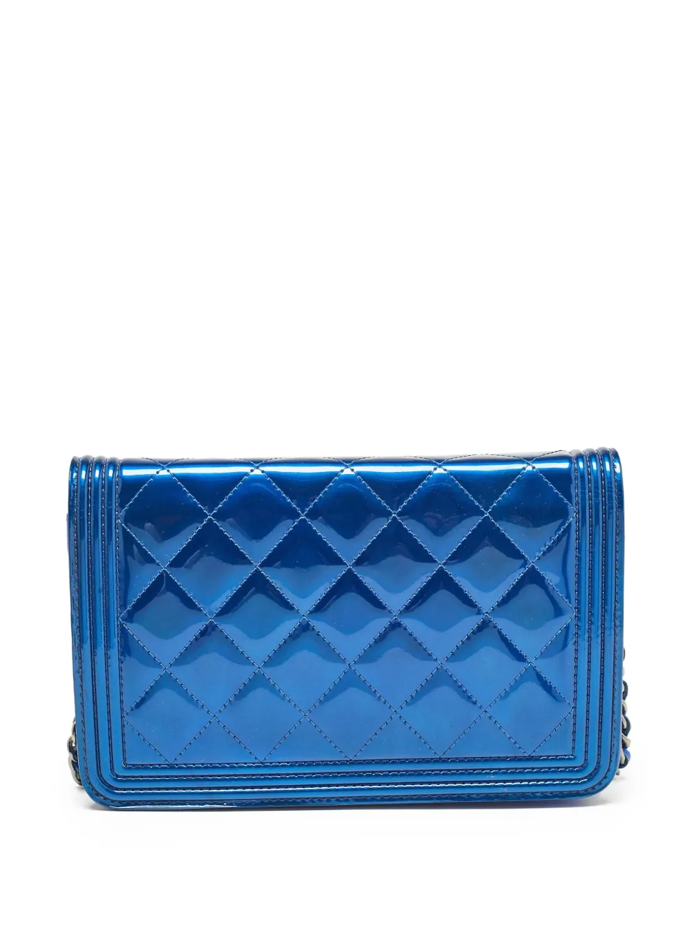 Pre-owned Chanel Boy Wallet-on-chain Quilted Leather Shoulder Bag