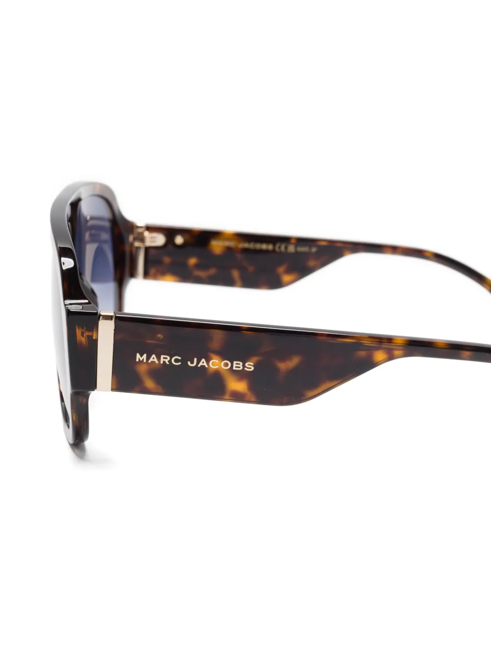 Marc Jacobs Eyewear Zonnebril met navigator montuur Bruin