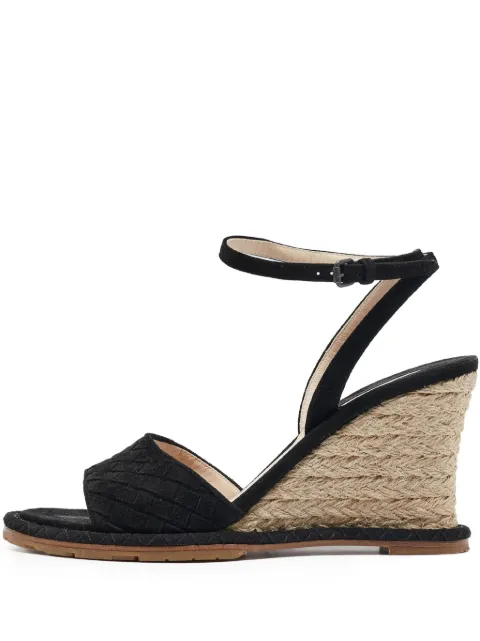 Bottega Veneta Pre-Owned 110mm leather wedge sandals