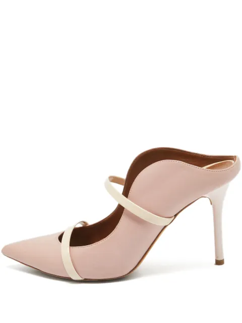 Malone Souliers pre-owned 100mm Maureen pointed-toe mules