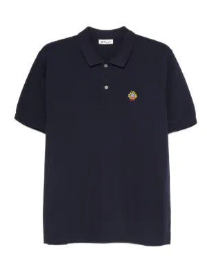 BALLY ブラック ロゴ刺繍　ポロシャツ Bally Polo Shirts for Men - Shop Now on FARFETCH
