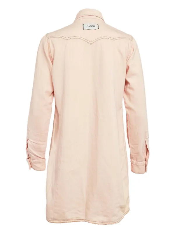 pink denim mini dress Denise Denim Mini Dress - Pink