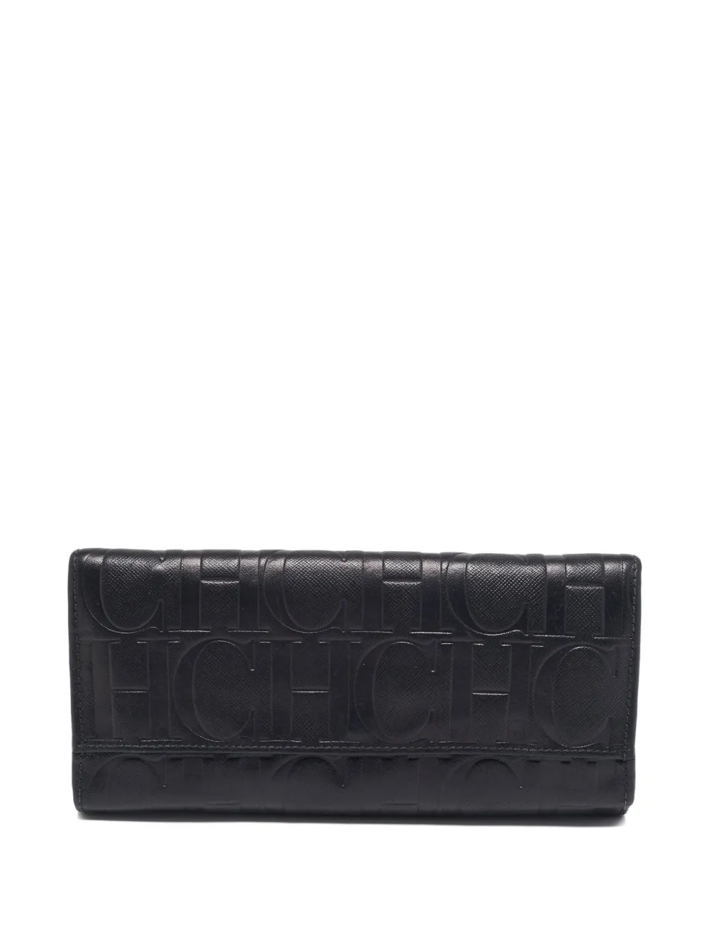 Pre-owned monogram-leather wallet