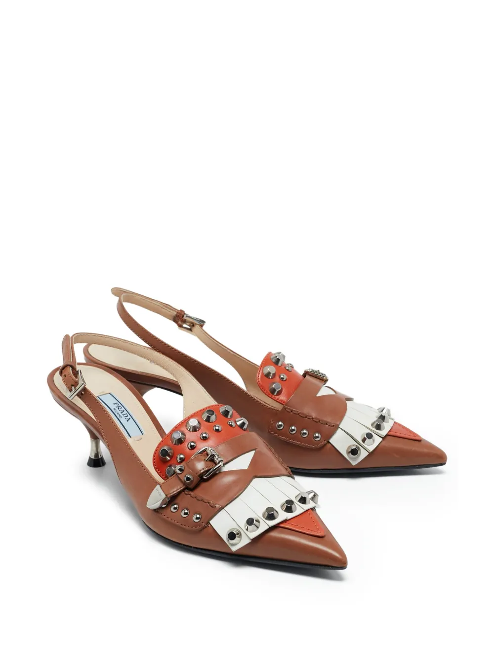Prada Pre-Owned stud-embellished pumps | Image 2