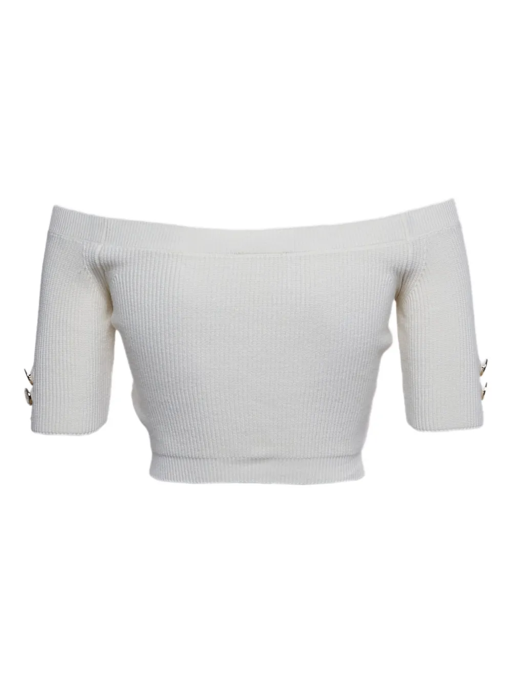 Elisabetta Franchi pre-owned off-shoulder ribbed top | Image 2