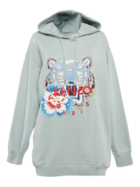 Kenzo Pre-Owned hoodie con bordado tigre 2024