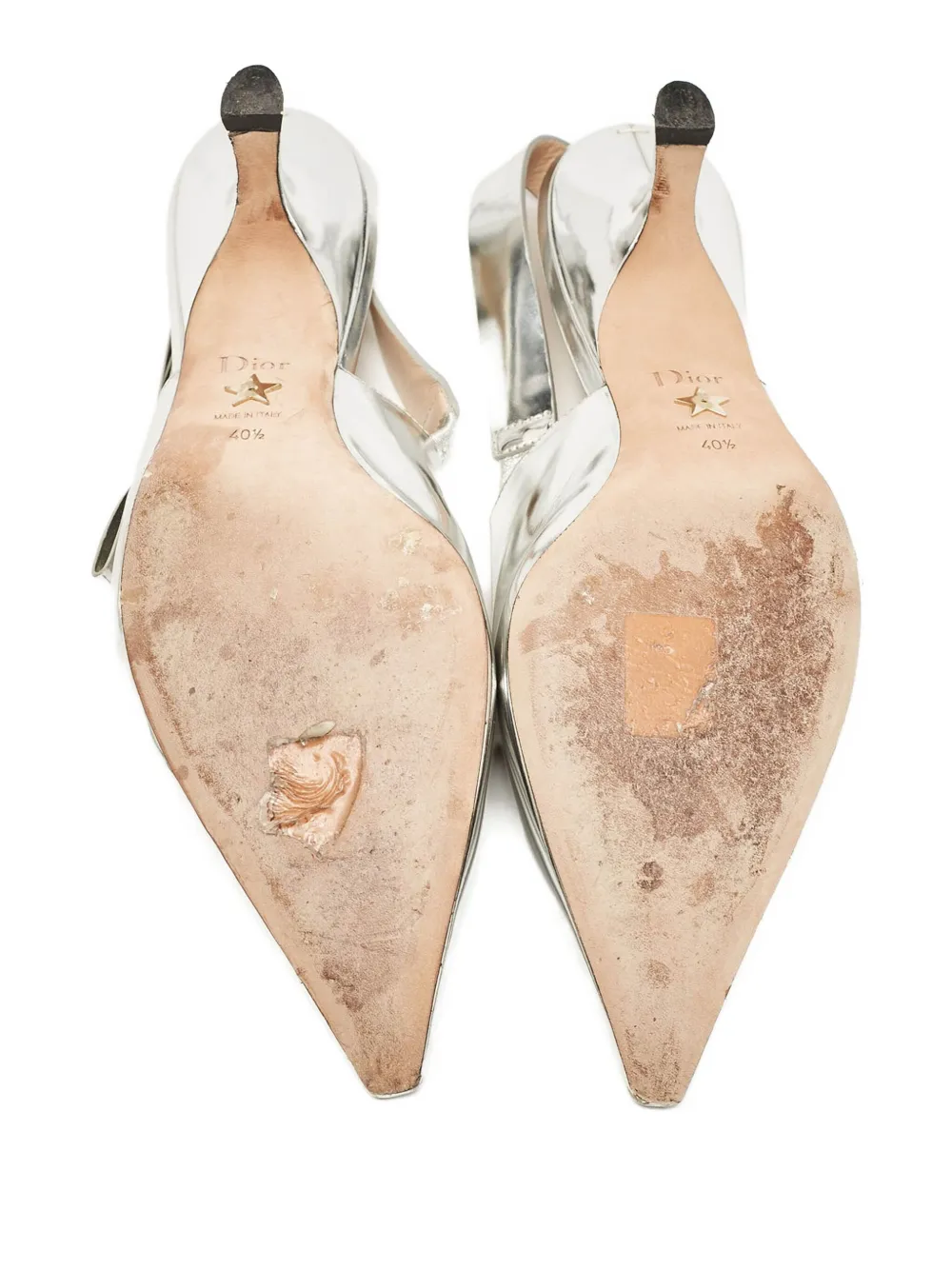 Pre-owned Dior 70mm Leather Pumps