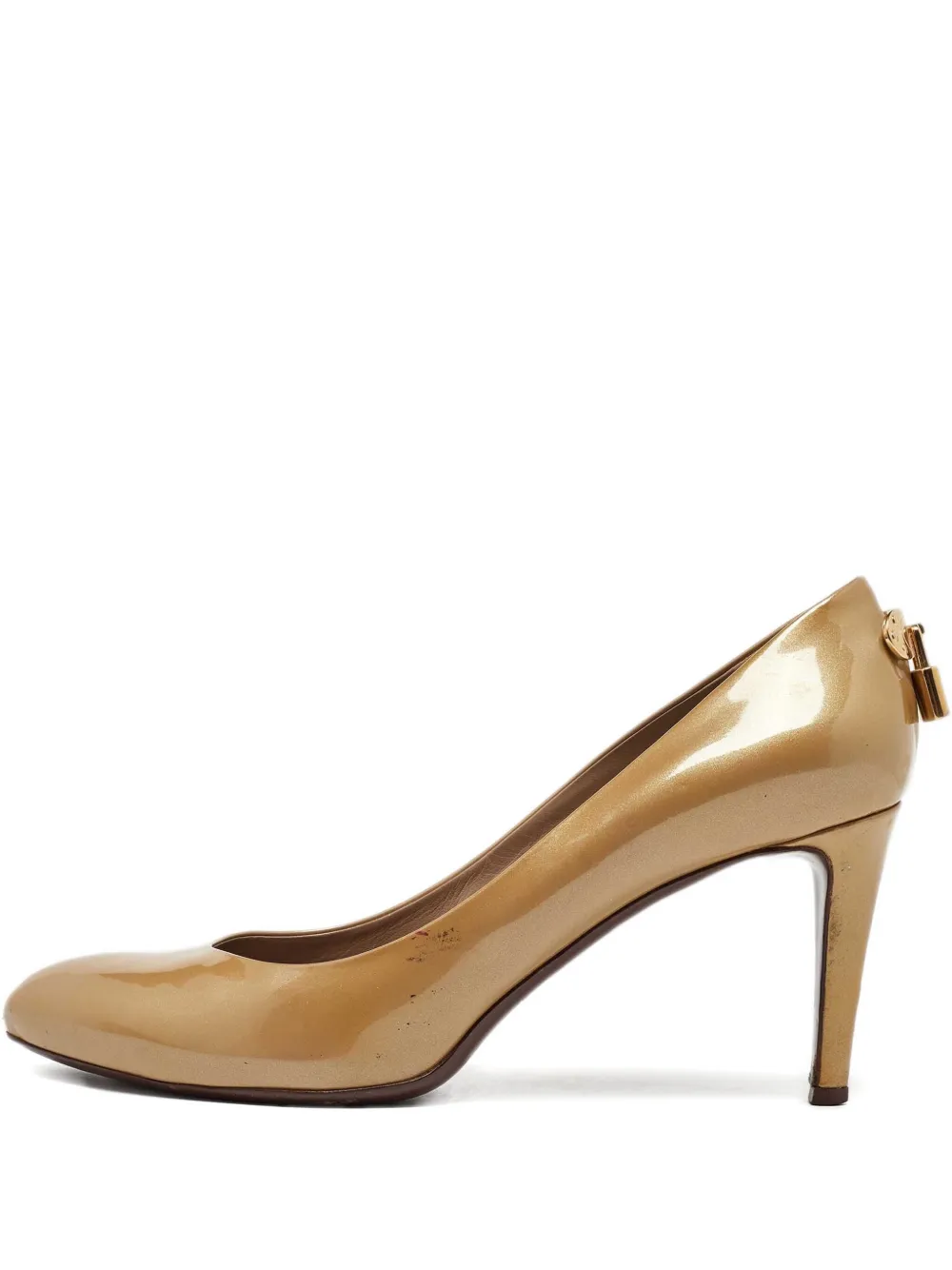 Louis Vuitton Pre-Owned 85 Lock It pumps - Braun