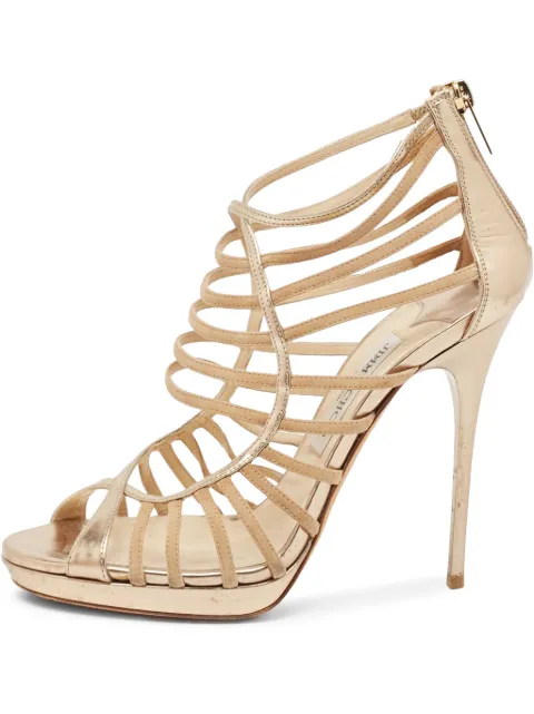 Jimmy Choo Pre-Owned 105mm leather sandals