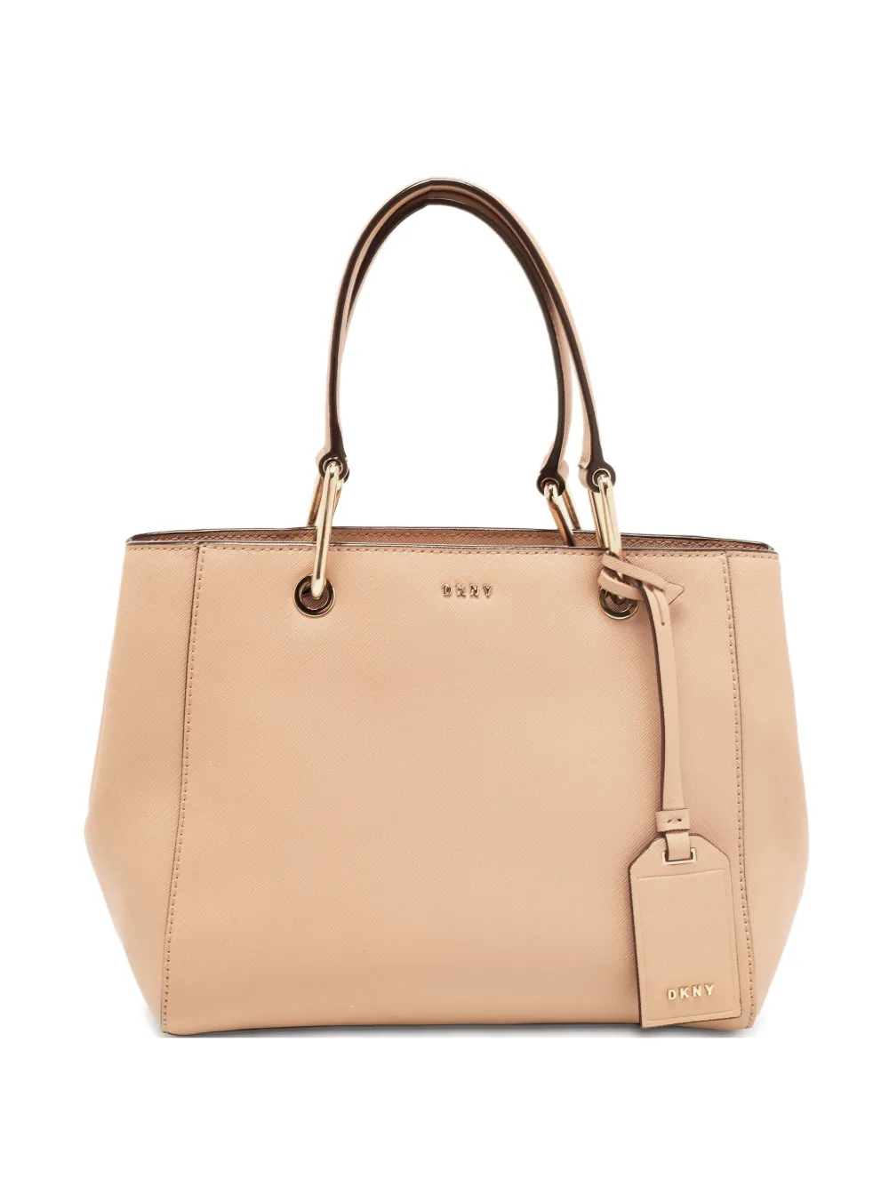 DKNY Vintage leather tote bag | Neutrals | Image 1