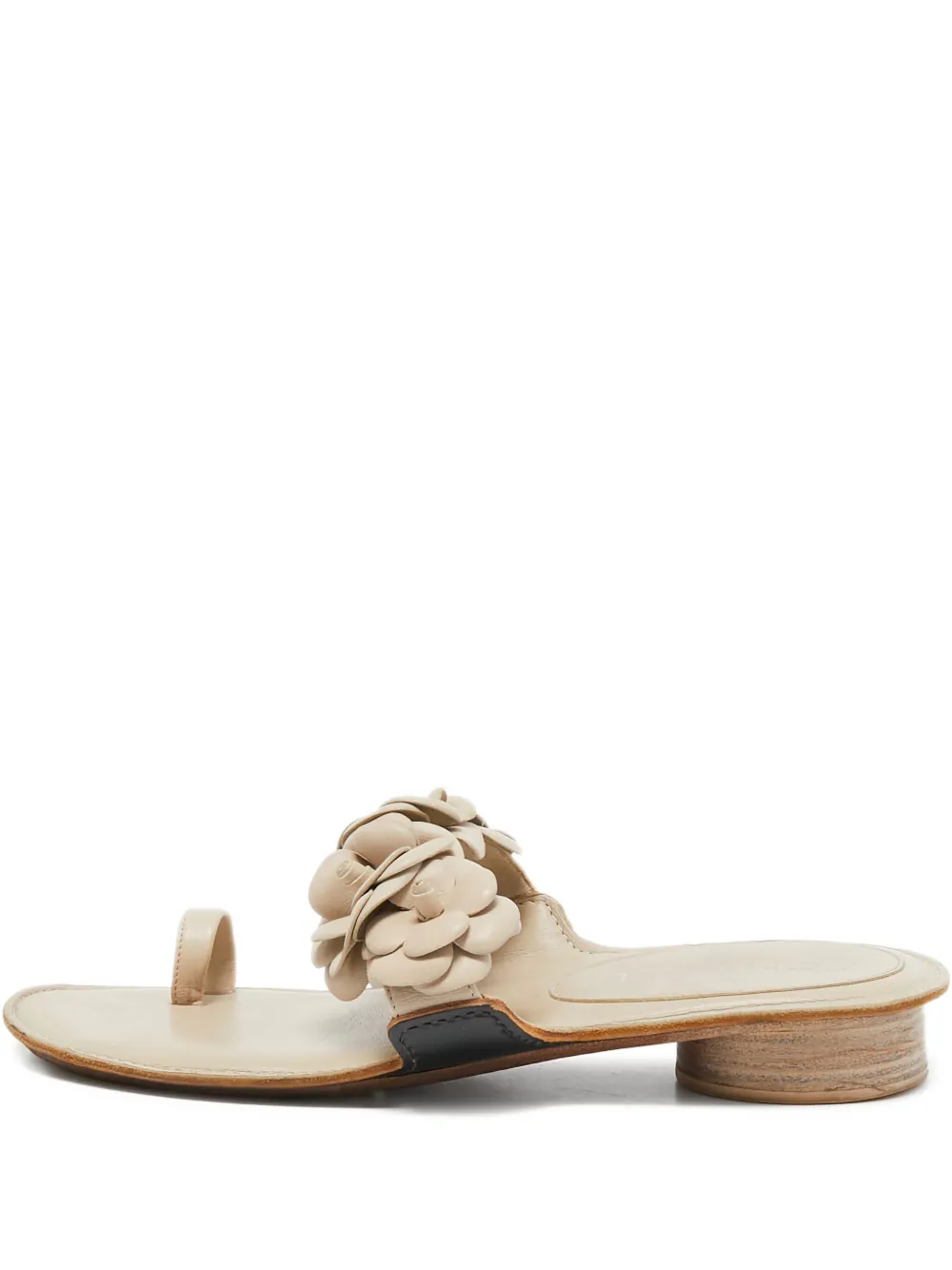 CHANEL Pre-Owned Camellia sandals | Neutrals | Image 1