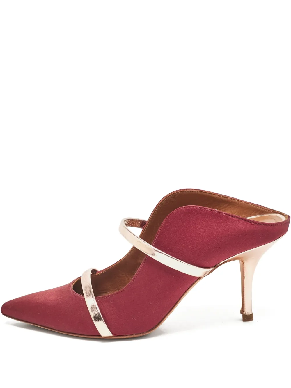 Malone Souliers pre-owned 105mm Maureen pointed-toe mules | Red | Image 1
