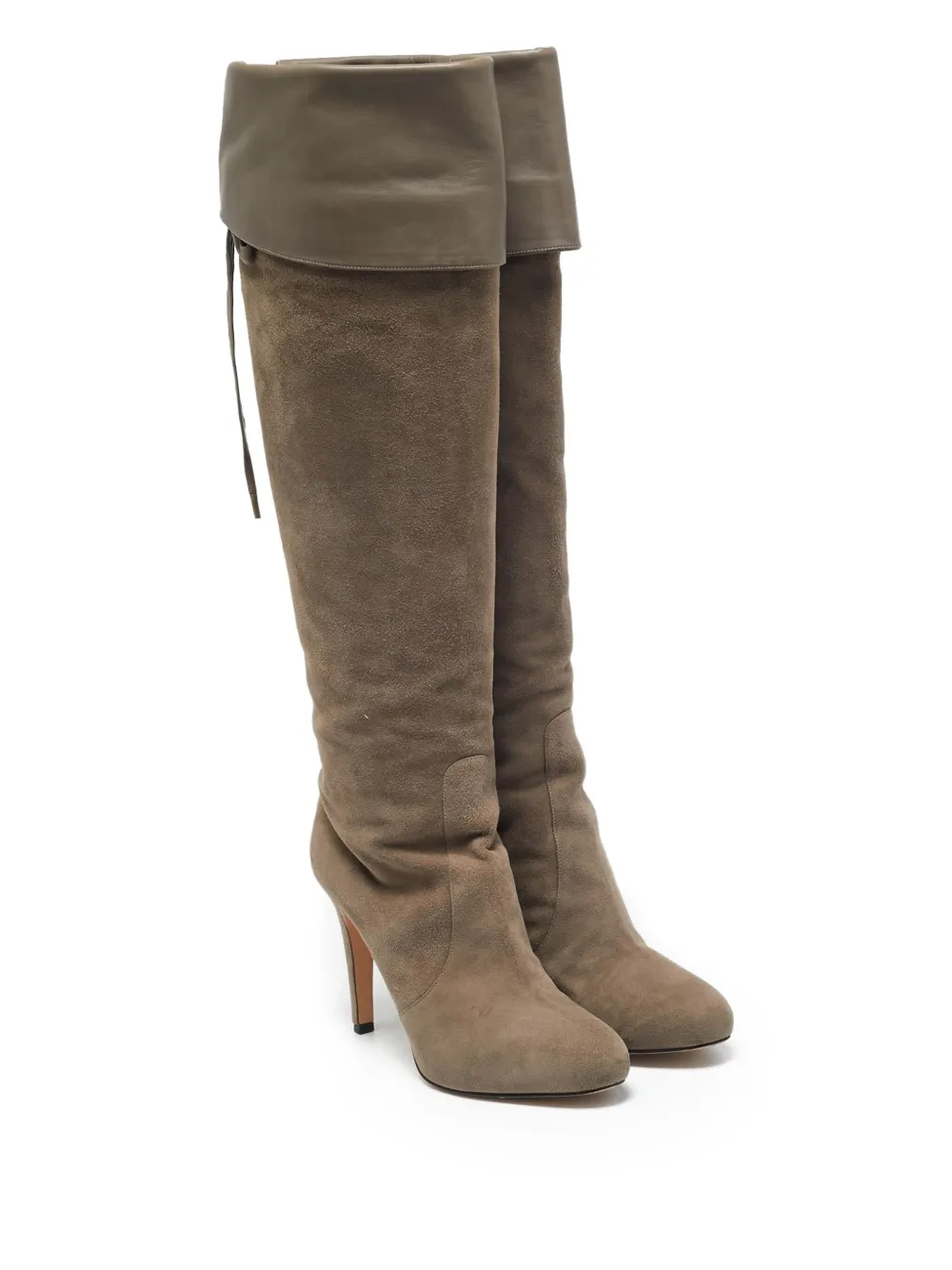 Gianvito Rossi Pre-owned suède enkellaarzen - Bruin
