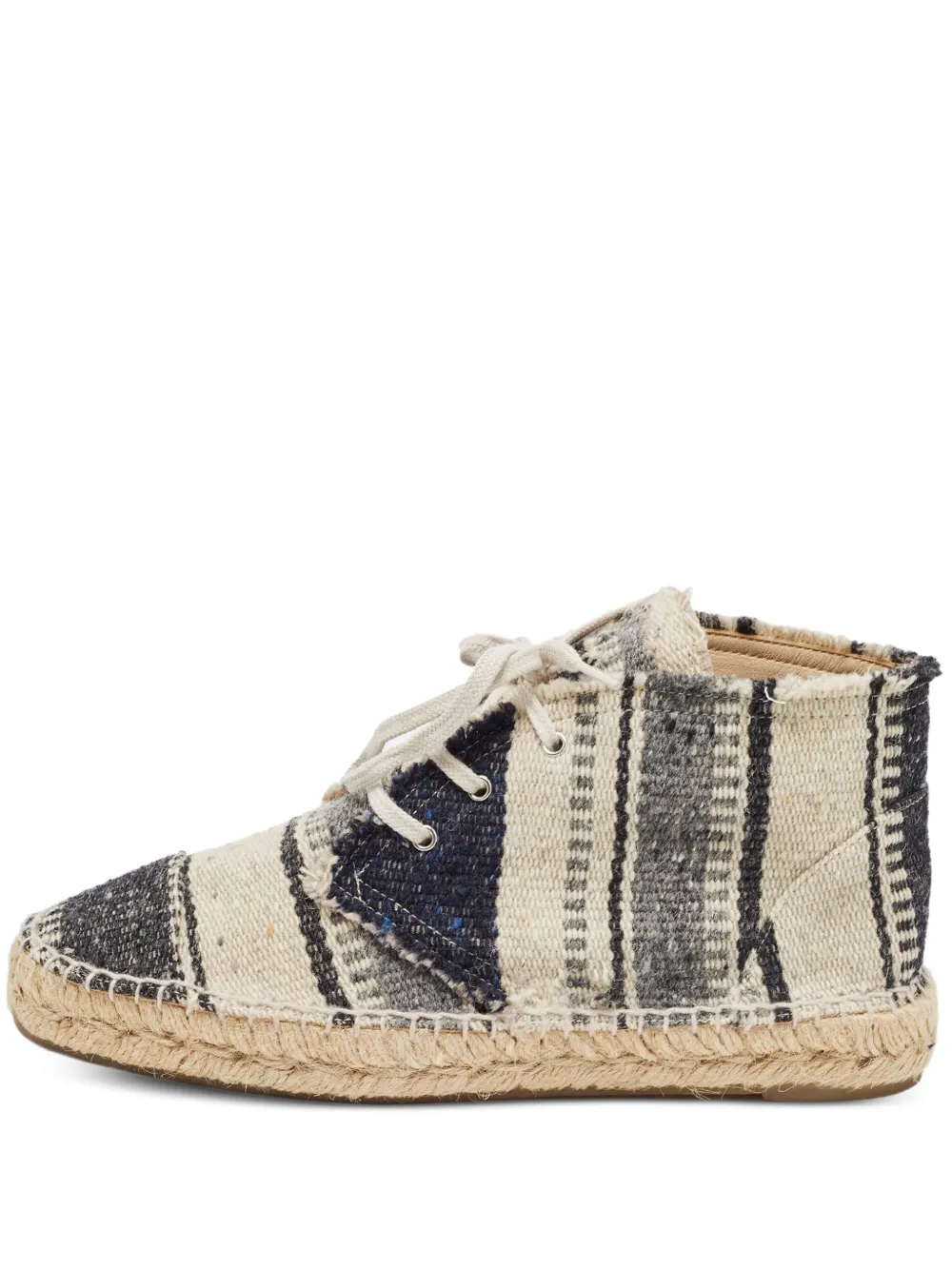 CHANEL Pre-Owned striped espadrilles | Black | Image 1