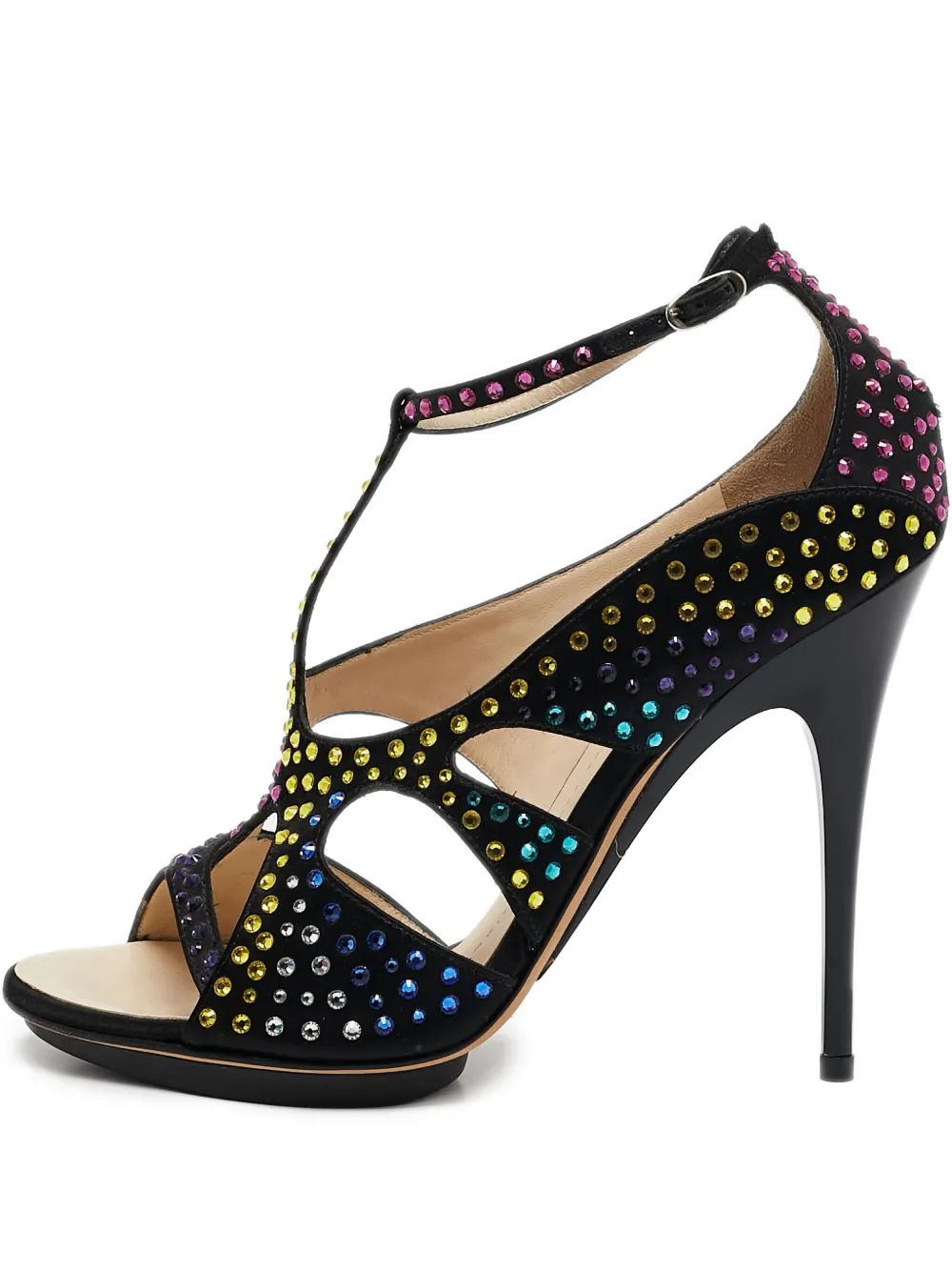 Giuseppe Zanotti Vintage 2024 120mm rhinestone-embellished sandals | Black | Image 1