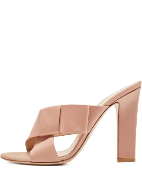 Gianvito Rossi 2024 110mm satin mules