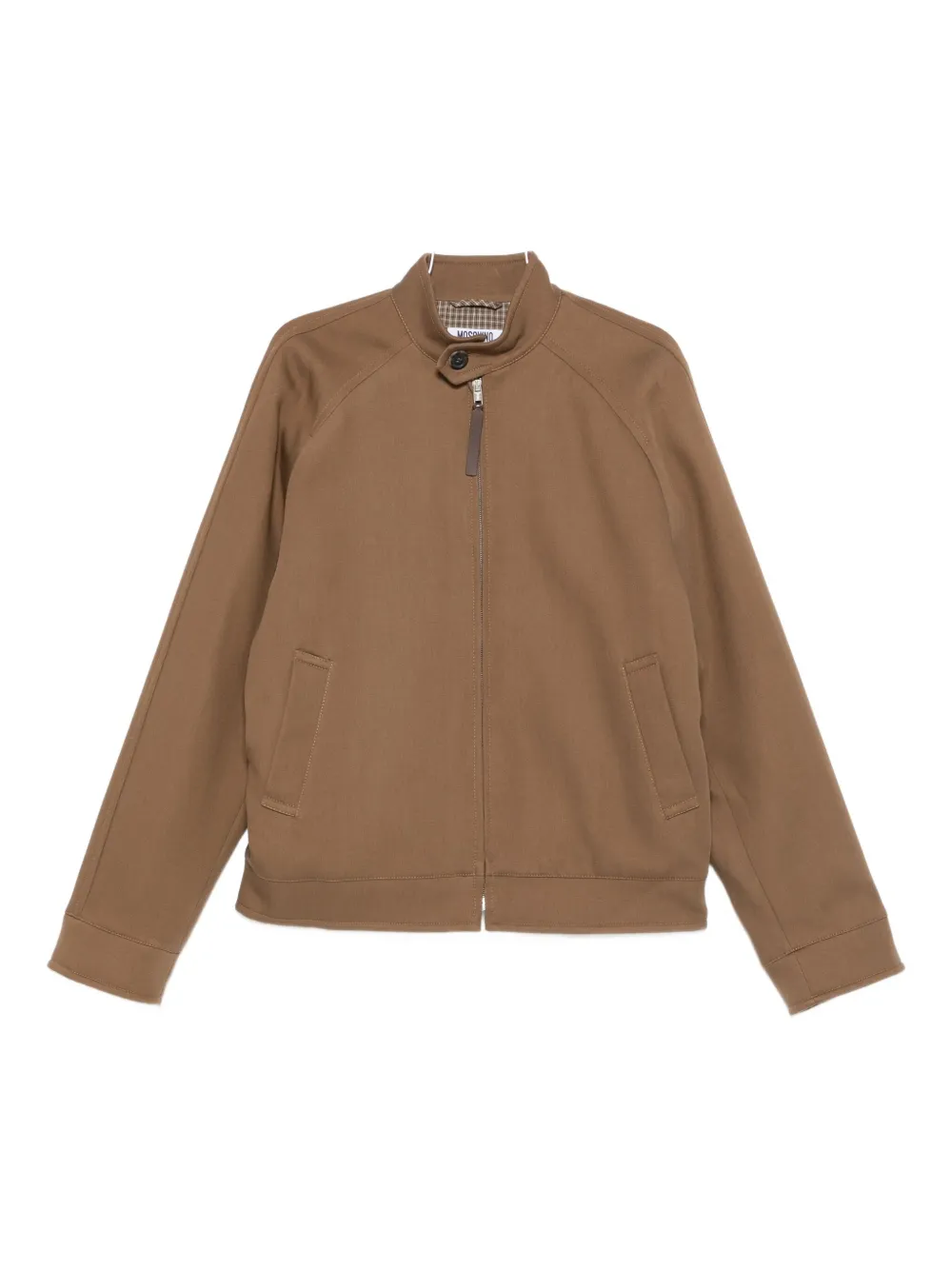 Moschino Zip-fastenning Bomber Jacket In Brown