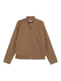 Moschino zip-fastenning bomber jacket - Brown
