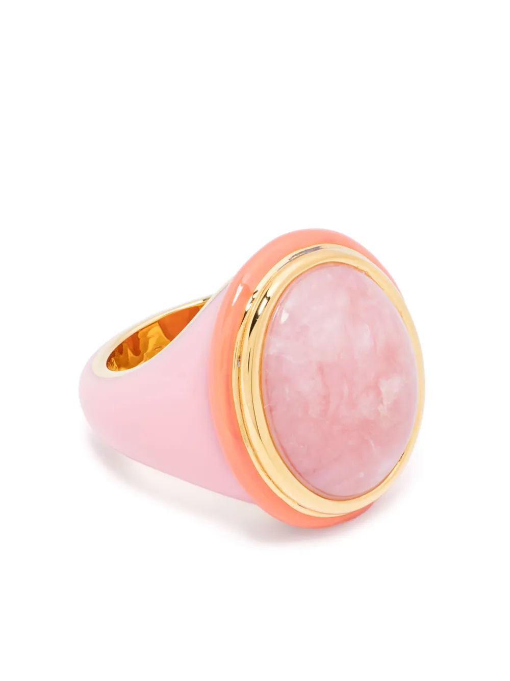 Aurelie Bidermann Tabarin Opale Rose Ring In Pink