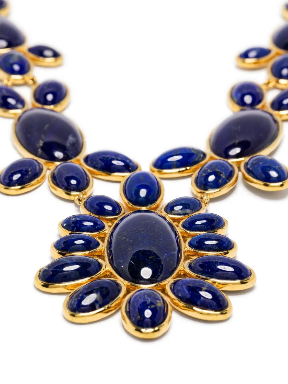 Aurelie Bidermann Cherokee Lapis Lazuli Necklace In Black