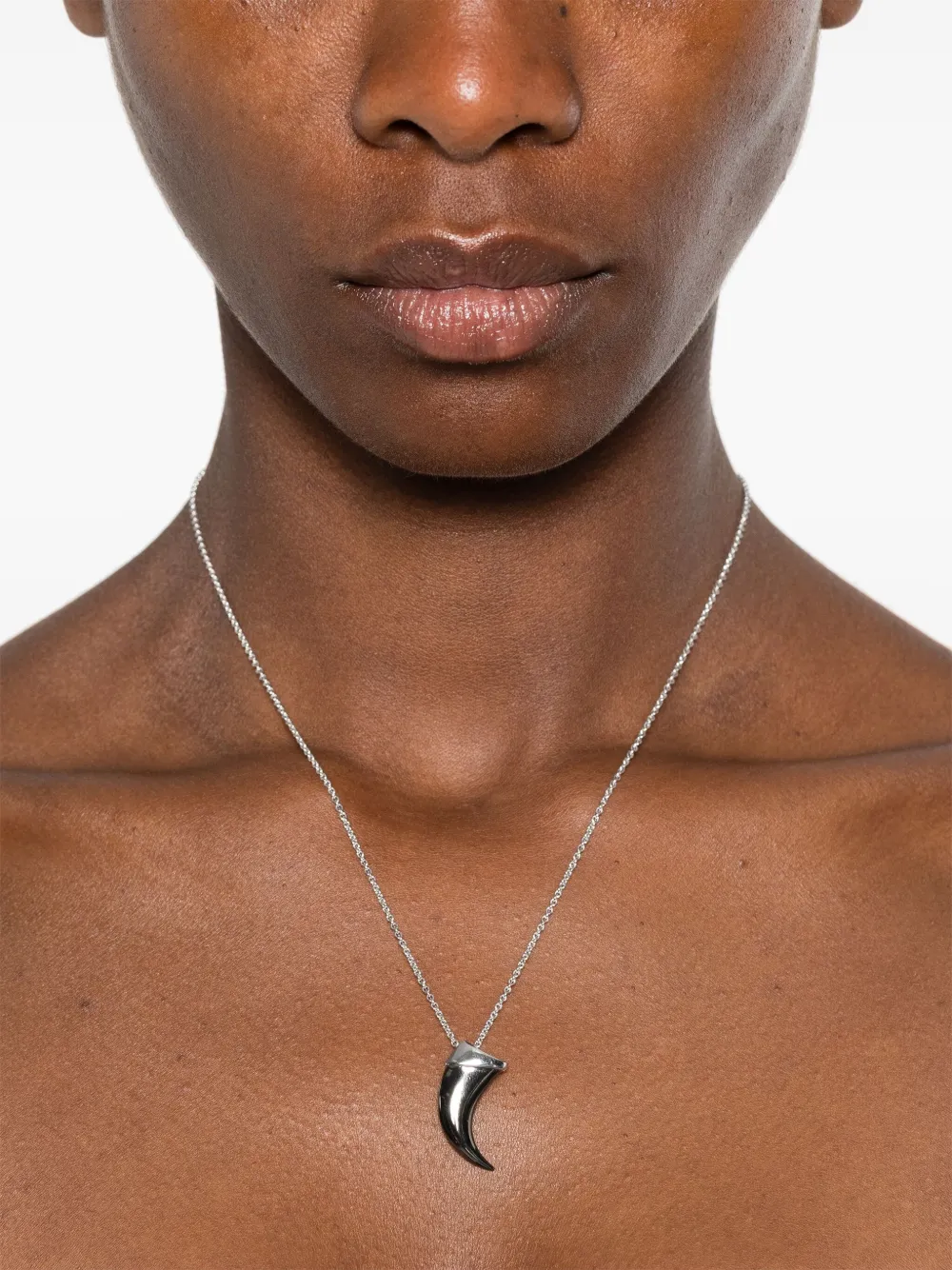 Shaun Leane Sterling Silver Talon Claw Necklace In Metallic