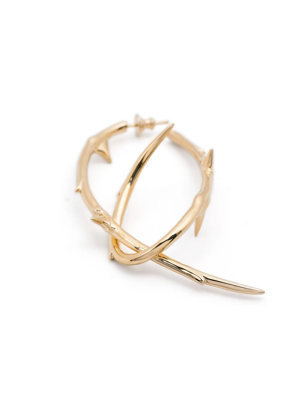 Shaun Leane sterling silver Rose Thorn hoop earrings | Image 2