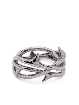 Raf Simons RS Brass Ring | Silver | FARFETCH