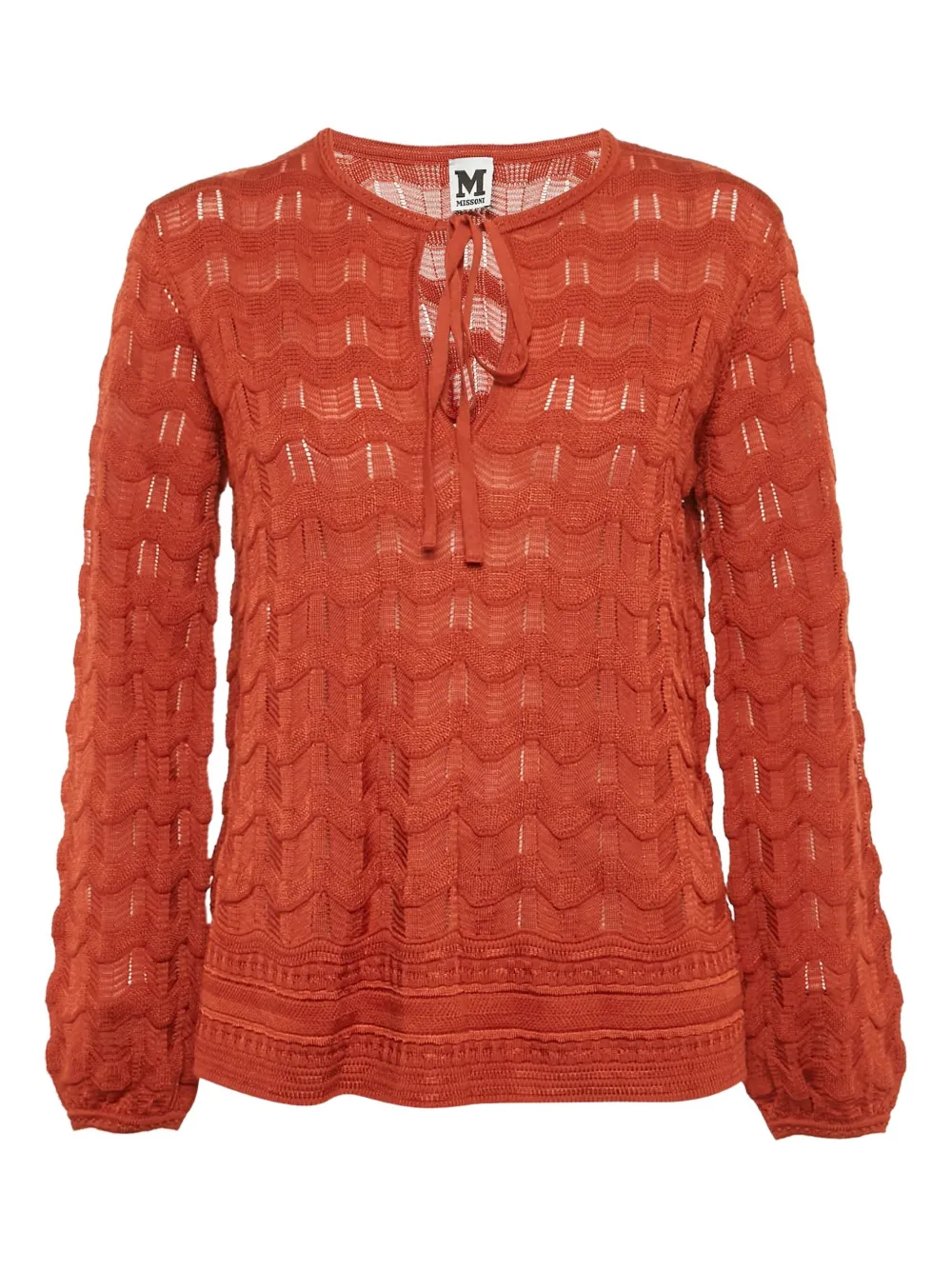 Missoni Pre-Owned Top in maglia - Arancione