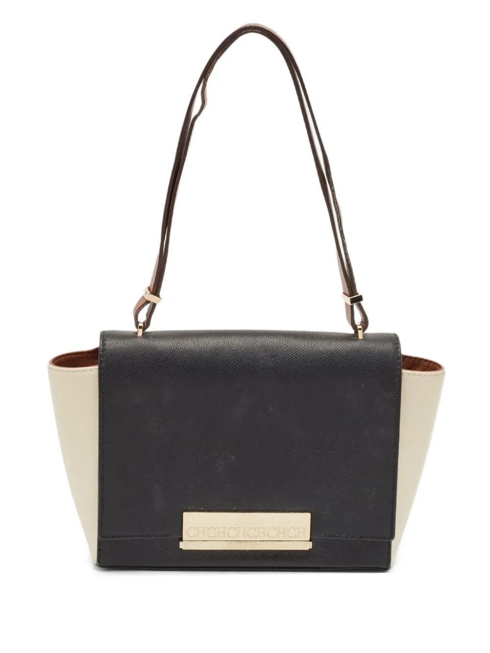 pre-owned leather flap bag