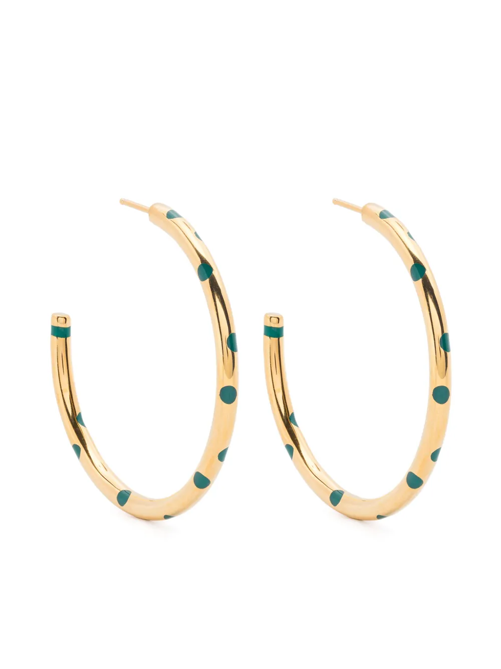 Aurelie Bidermann Positano hoops | dorado | Image 1