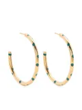 Aurelie Bidermann Positano hoop earrings - Gold