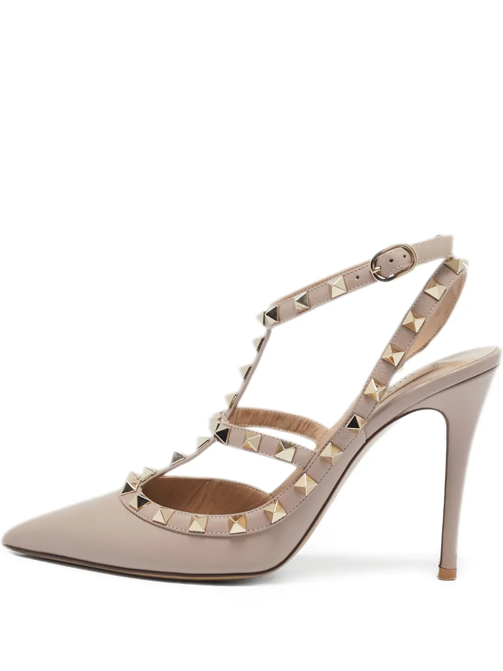 Pre-owned Valentino Garavani 100mm Rockstud Pumps