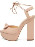 Charlotte Olympia 130mm Austin platform block-heel sandals - Pink