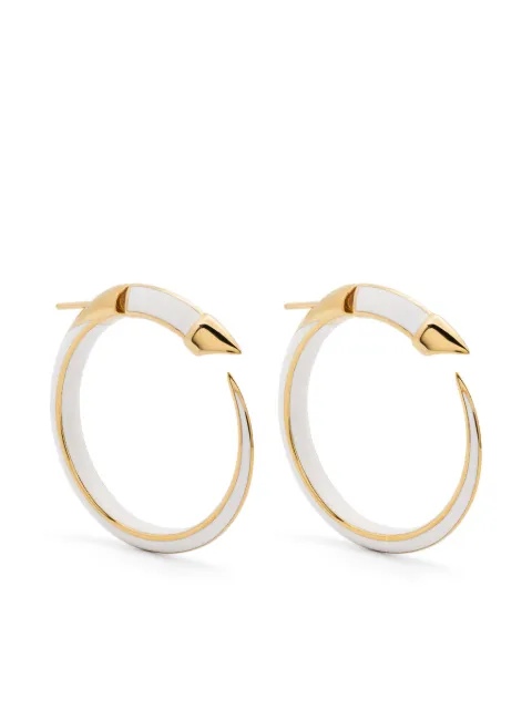 Shaun Leane sterling silver Sabre Solis hoop earrings